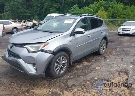 2018 Toyota Rav4 Hybrid Xle z USA, uszkodzony, nr VIN JTMRJREV1JD193220